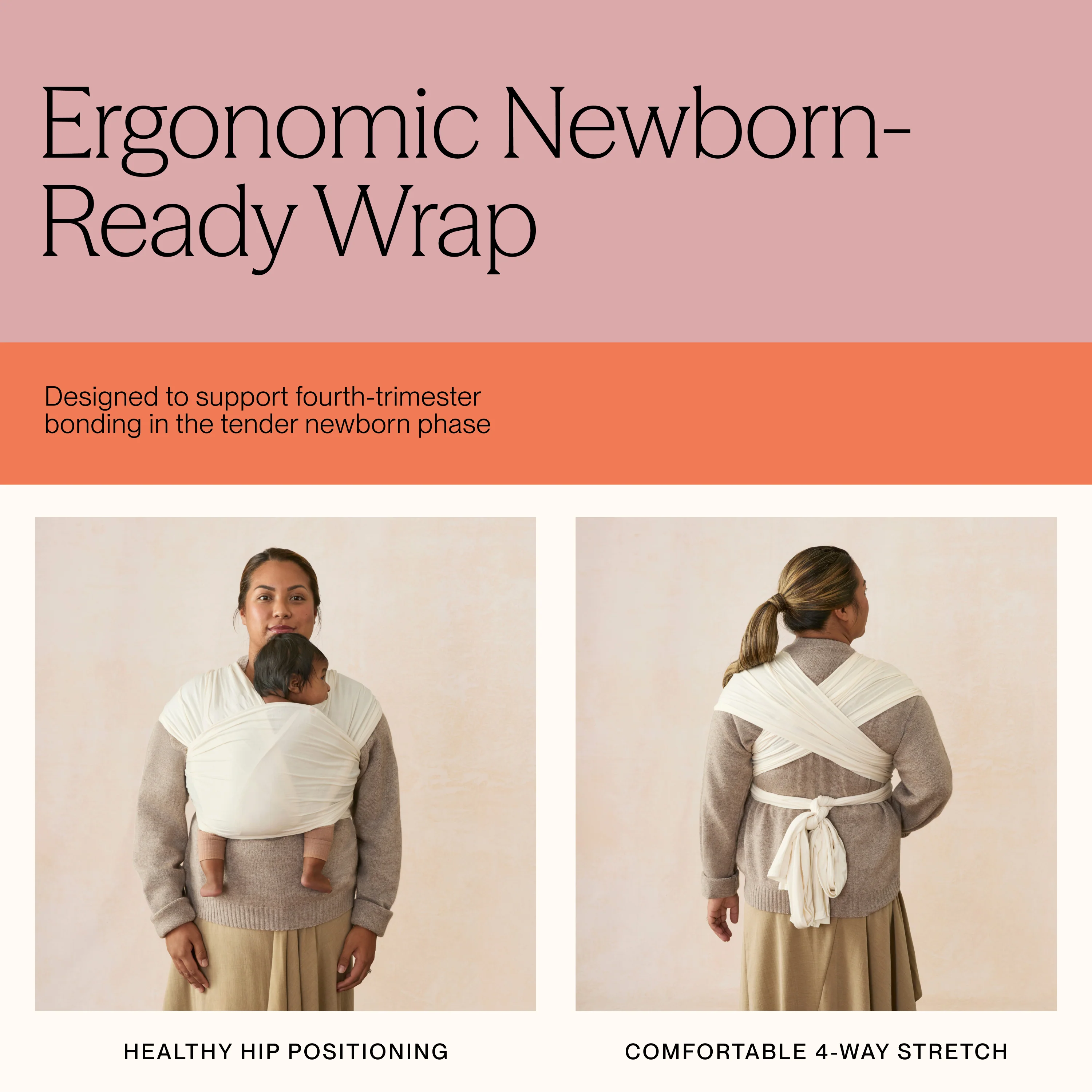 Aura Wrap Sustainable Knit - Olive Diamonds - Image 9