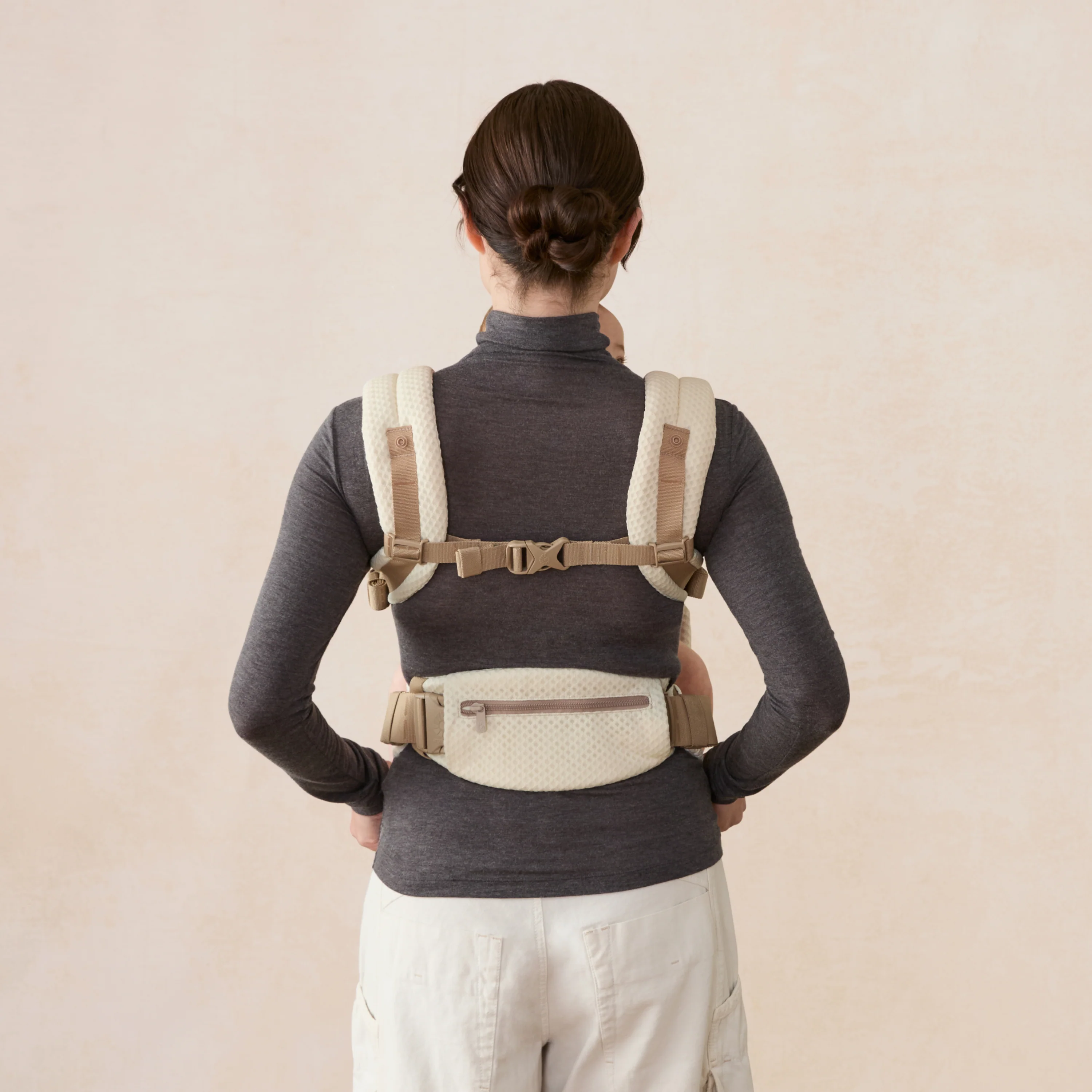 Omni Deluxe Mesh Baby Carrier - Natural Beige - Image 4