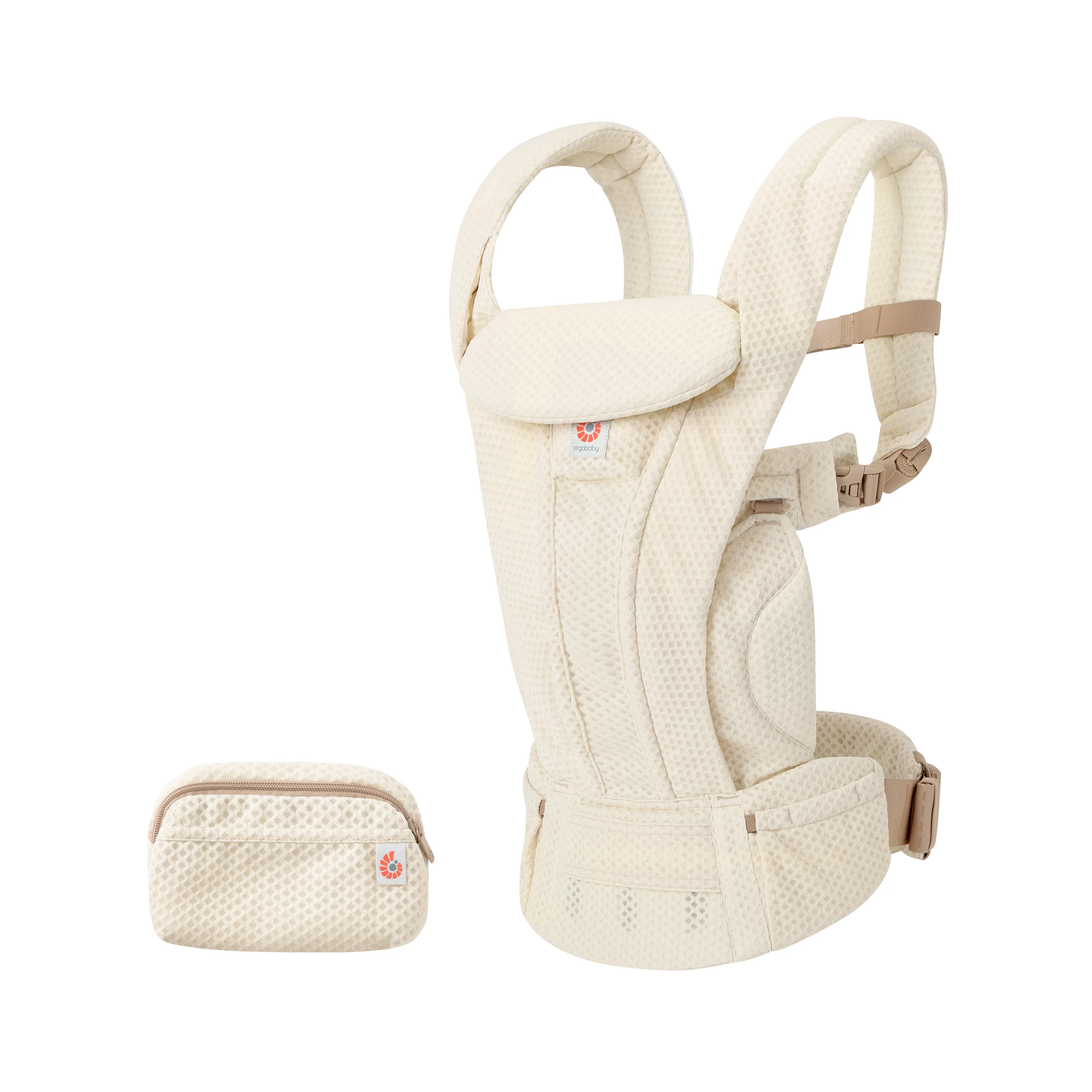 Omni Deluxe Mesh Baby Carrier - Natural Beige - Image 5