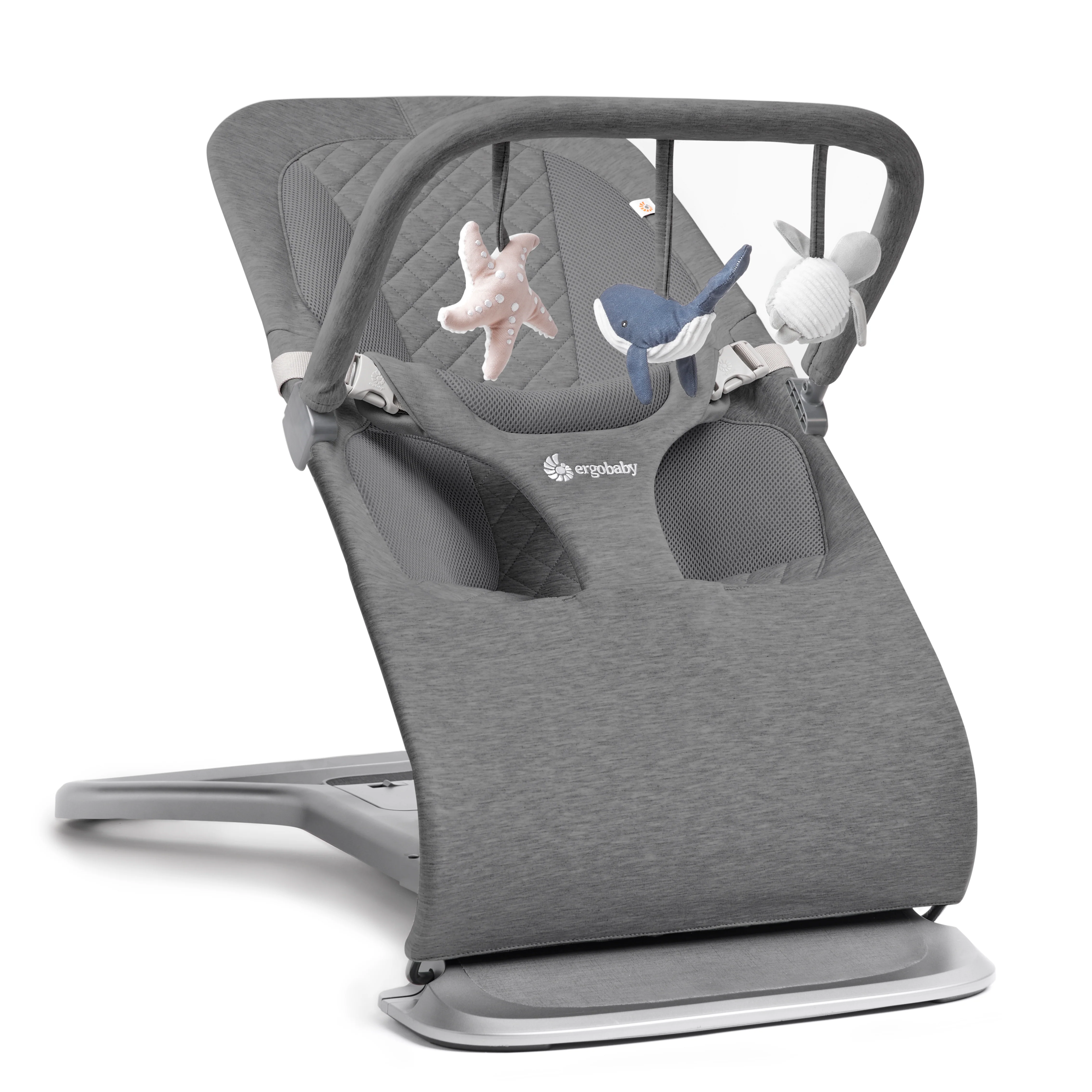 Evolve 3 in 1 Bouncer Ocean Wonders Toy Bar - Charcoal Grey - Image 4