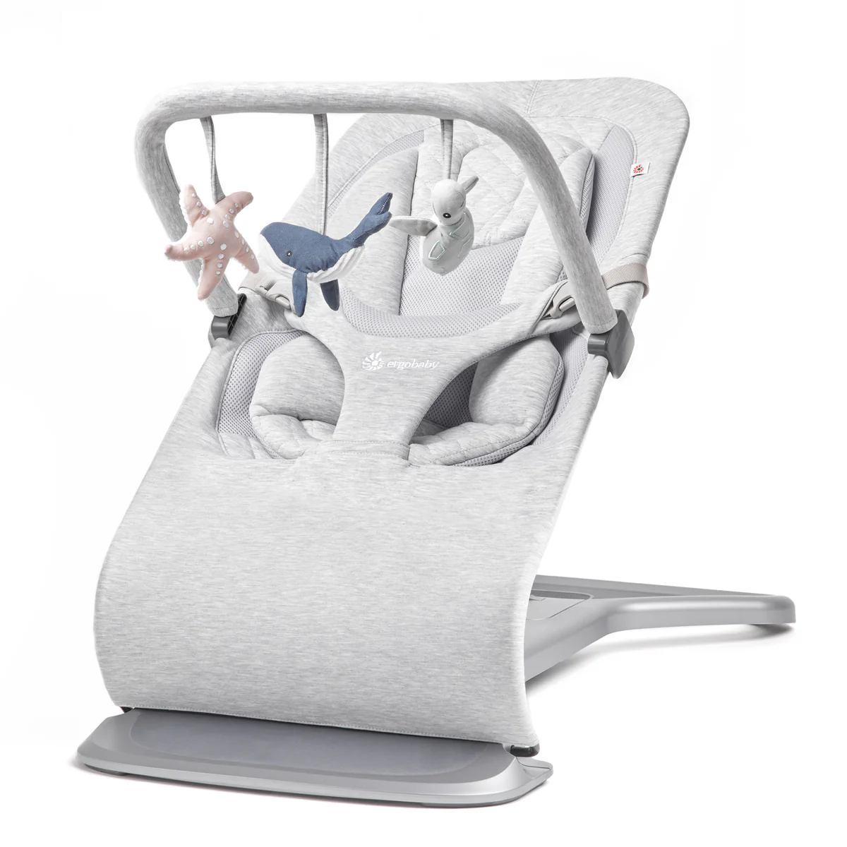 Evolve 3 in 1 Bouncer Ocean Wonders Toy Bar - Light Grey - Image 5