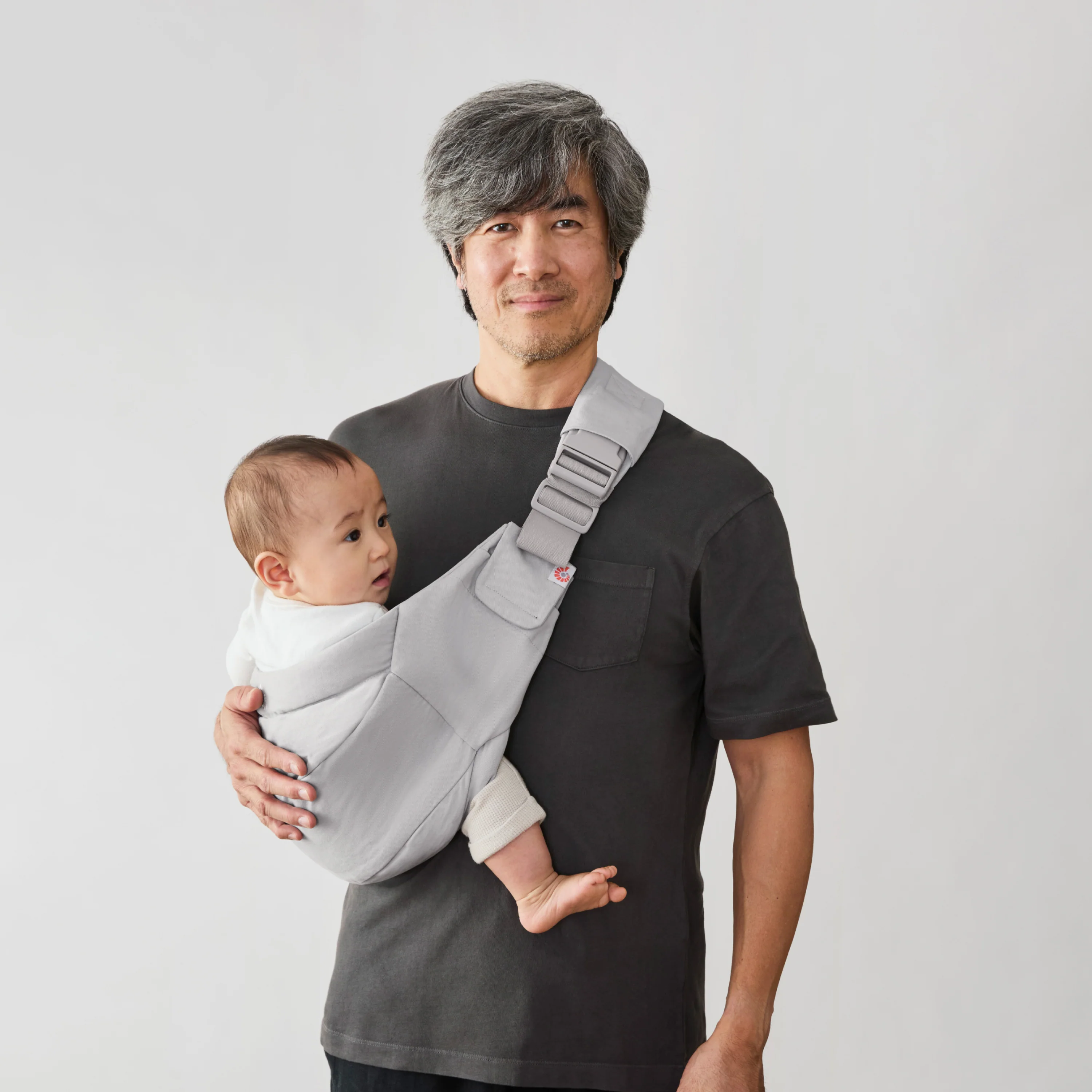 Upsie Sling Carrier - Pearl Grey - Image 2