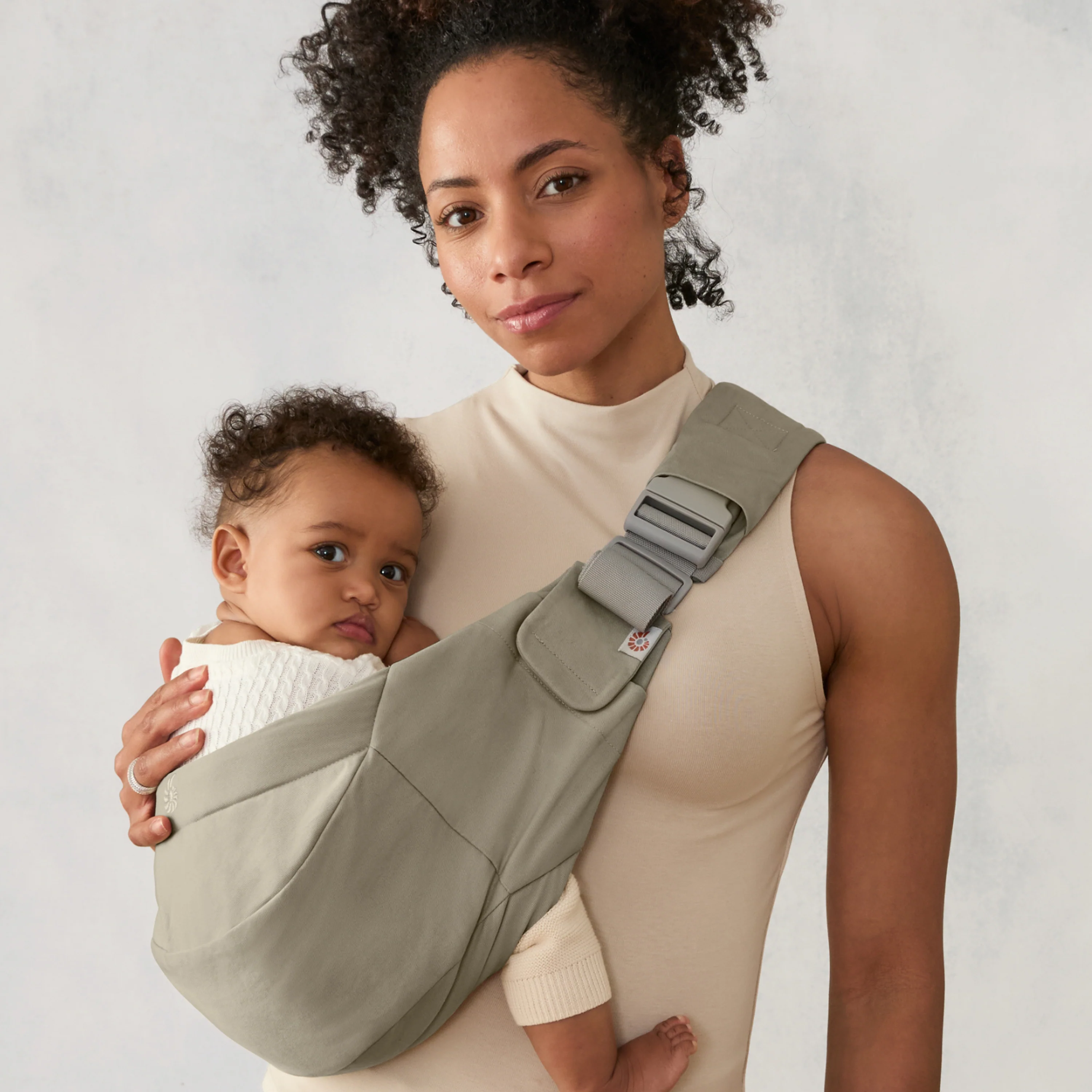 Upsie Sling Carrier - Soft Olive - Image 2